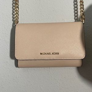 New Micheal Kors Nude phone crossbody bag